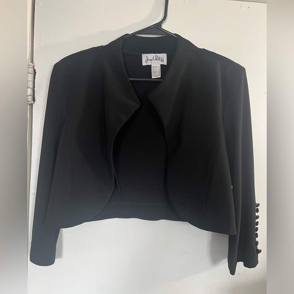 Beautiful Joseph Ribkoff Black Woman Blazer Size 8